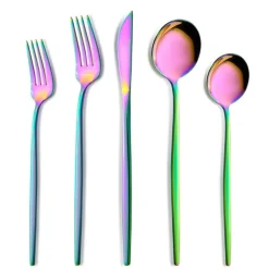 Karaca Orion Rainbow 12-Personen 60-Teiliges Besteckset