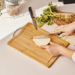 Karaca Owen Rechteck Klein Bambus Schneidebrett