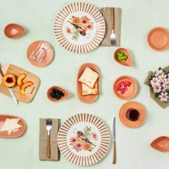 Karaca Pajaro 26-teiliges Frühstücksset und Servierschalen für 6 Personen