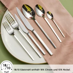 Karaca Pallas Elegance 12-Personen 84-Teiliges Besteckset