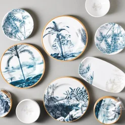 Karaca Palm 26-teiliges Frühstücksset und Servierschalen für 6 Personen