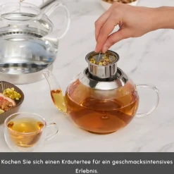 Karaca Pandora Glas Teekanne