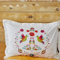 Karaca Parlin Bettwäsche-Set aus 100 % türkischer Baumwolle, Doppelbett, Fuchsia