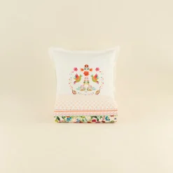 Karaca Parlin Renforcé Bettwäsche-Set, Einzelbett, Fuchsia