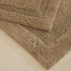 Karaca Pauline Badvorleger-Set, 60 × 90 cm + 40 × 60 cm, Beige