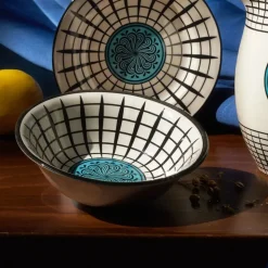 Karaca Paye Seldschuken-Serie Schüssel blau 16 cm