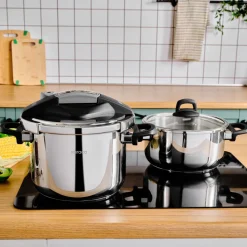 Karaca Perfect Gray 4 + 6 Liter Schnellkochtopfset