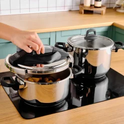 Karaca Perfect Gray 4 + 6 Liter Schnellkochtopfset