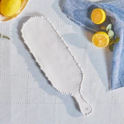 Karaca Perla, Melamin Käseteller, 43cm, Weiß