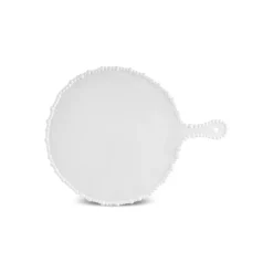 Karaca Perla Melamin Runder Käseteller 42 cm Weiß