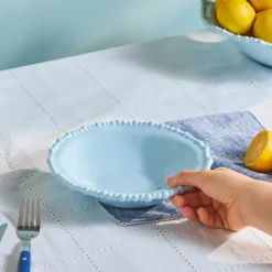 Karaca Perla Melamin Suppenteller 22 cm Blau