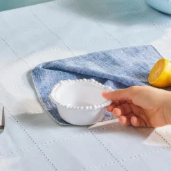 Karaca Perla Melamin-Snackschale, 13 cm, Weiß