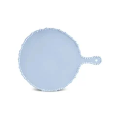 Karaca Perla Runde Käseplatte aus Melamin, 42 cm, Blau