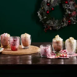 Karaca Pia Grün Glitter Wasserglas 350 ml