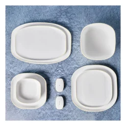 Karaca Plato für 12 Personen Geschirrset, 59 Teilig, New Generation Bone