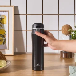 Karaca Pluton, Thermosflasche, 450ML, Schwarz