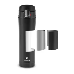 Karaca Pluton, Thermosflasche, 450ML, Schwarz