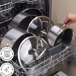 Karaca 5Ply PowerSteel 316+ Kochtopf Set, 7 Teilig