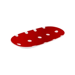 Karaca Polka Dot Rot Porzellanteller 26 cm