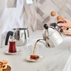 Karaca PowerSteel Pro 316+ Tokyo Teekannen-Set Mittelgroß