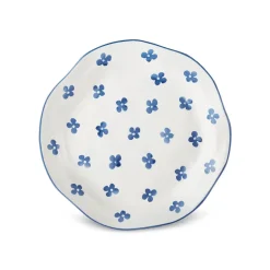 Karaca Primavera Essteller mit Blaue Blumen