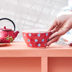 Karaca Primavera Schale, Rot