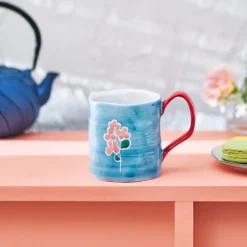 Karaca Primavera Tasse, Blau