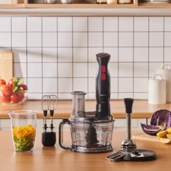 Karaca Pro Multimax 6 in 1 Multifunktions-Küchenmaschine 2000 W Schwarz