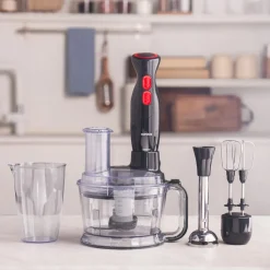 Karaca Pro-Multimax 6 in 1 Mehrzweck-Küchenmaschine, Schwarz, 2000W