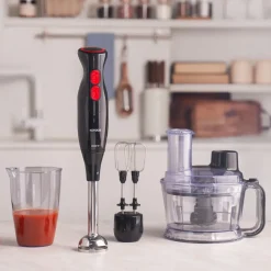 Karaca Pro-Multimax 6 in 1 Mehrzweck-Küchenmaschine, Schwarz, 2000W