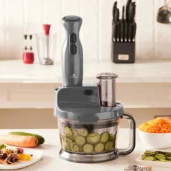 Karaca Pro-Multimax 6 in 1 Mehrzweck-Küchenmaschine, Spacegrau, 2000W