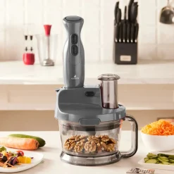 Karaca Pro-Multimax 6 in 1 Mehrzweck-Küchenmaschine, Spacegrau, 2000W