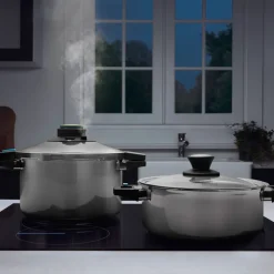 Karaca Quick and Safe Induktions-Schnellkochtopf-Set 6+8 Lt