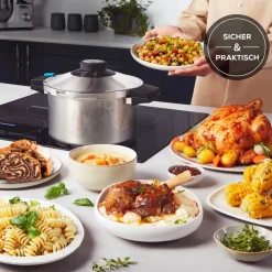 Karaca Quick and Safe Induktions Schnellkochtopf Set 4+6 Lt