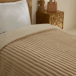 Karaca Rabbit Sher Einzelbettdecke Beige