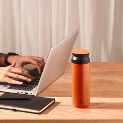 Karaca Rainbow Edelstahl Auslaufsicherer Thermosflasche 500 ml Orange