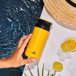 Karaca Rainbow Steel Auslaufsichere Thermoskanne 350 Ml Gelb