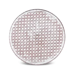 Karaca Rattan Grau-Glitzer 7-teiliges Kuchenset