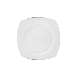 Karaca Red Carpet Collection Chiara Fine Cream 12 Personen Geshirrset, 60 Teilig, Porzellan, Gold