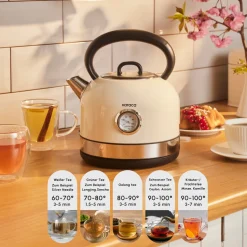 Karaca Retro 2202 Wasserkocher Creme 2200W