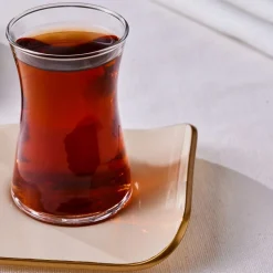 Karaca Retro Creme 6 Personen Platz Teetasse Set, 12 Teilig