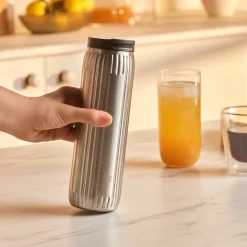 Karaca Rimo Auslaufsicherer Edelstahl-Thermos 600 ml Inox