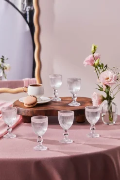 Karaca Rocco 6-Teili Kaffeehausgläser Platin