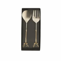 Karaca Roe Gold Service Löffel und Gabelset