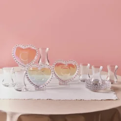 Karaca Rory 12-teiliges Glas Türkisches Teeset für 6 Personen, 14 cm