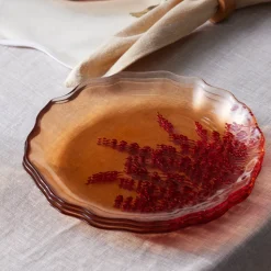 Karaca Rote Lavendel 7-teiliges Kuchenset