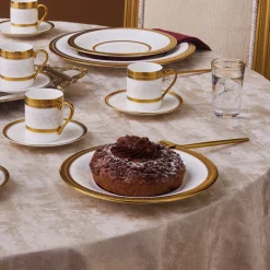 Karaca Royal Bone Charlotte Kaffeetassenset für 6 Personen, 90 ml