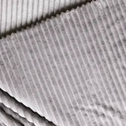 Karaca Ruby Stripe Wellsoft Einzel Decke, Grau