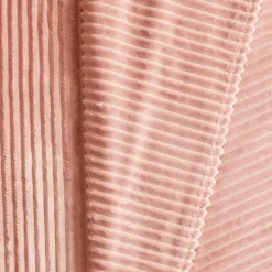 Karaca Ruby Stripe Wellsoft Einzel Decke, Rosa