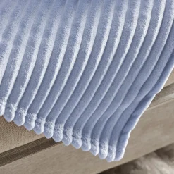 Karaca Ruby Stripe Wellsoft Doppel Decke, Blau